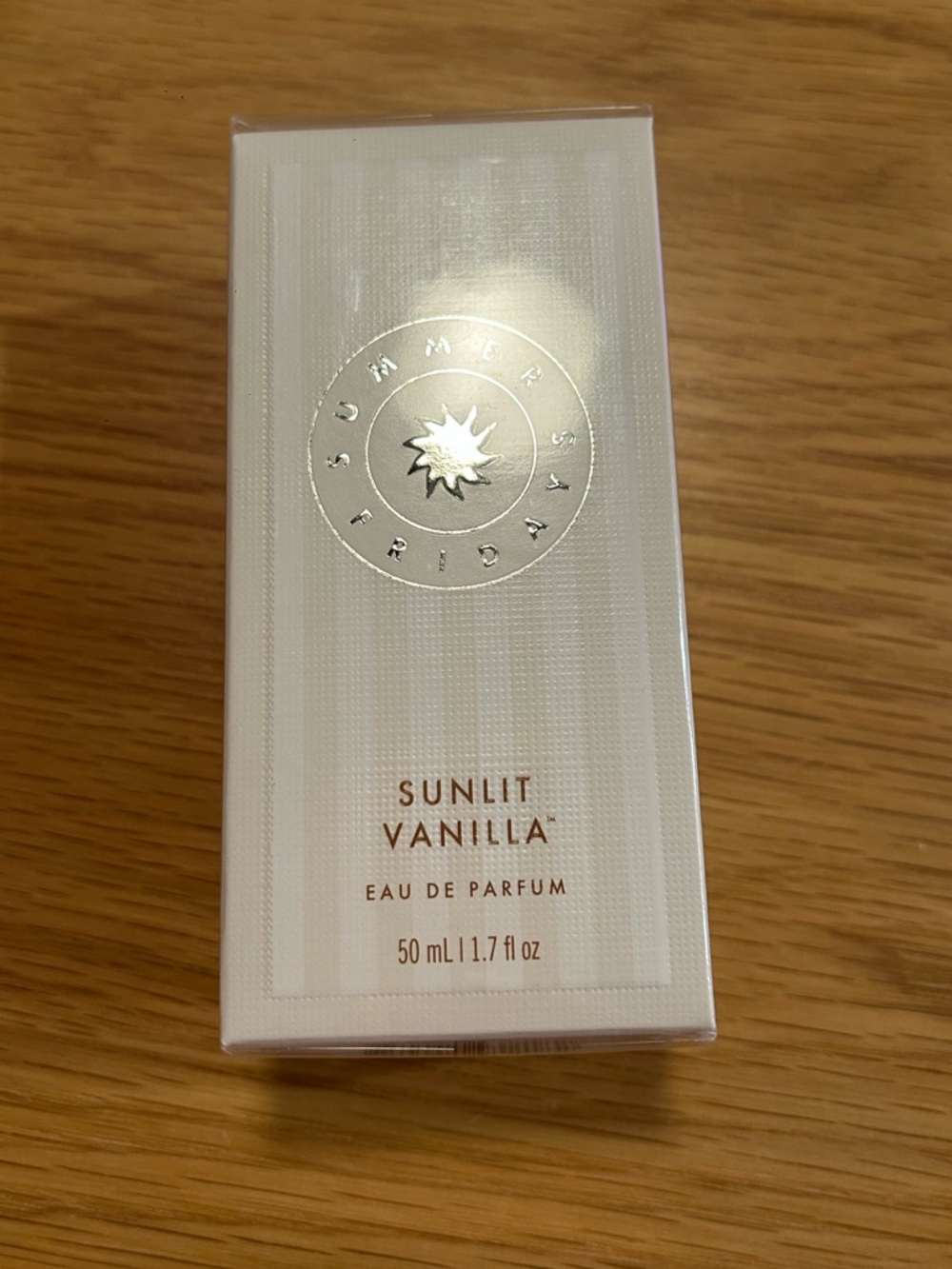 SUMMER FRIDAYS Sunlit Vanilla Eau de Parfum with Vanilla & Caramel Full Size NIB